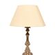 Stunning pair of Rococo Brass table lamps Italy 1920s