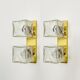 Set of 2 Ice Cube Wall Lamps or Flush Lights by J.T. Kalmar