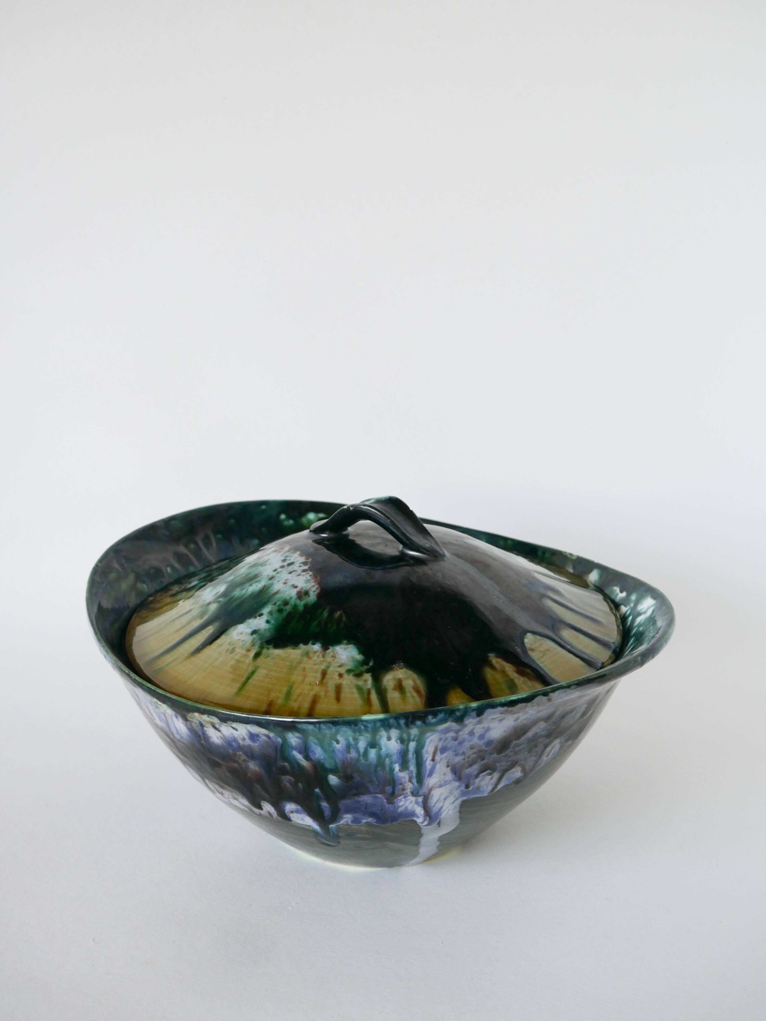 Ceramic soup tureen from Morvan, 1970