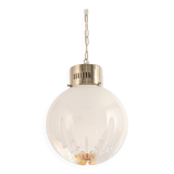 Suspended chandelier large Sputnik ball Murano, VeArt, Italy, 1970s