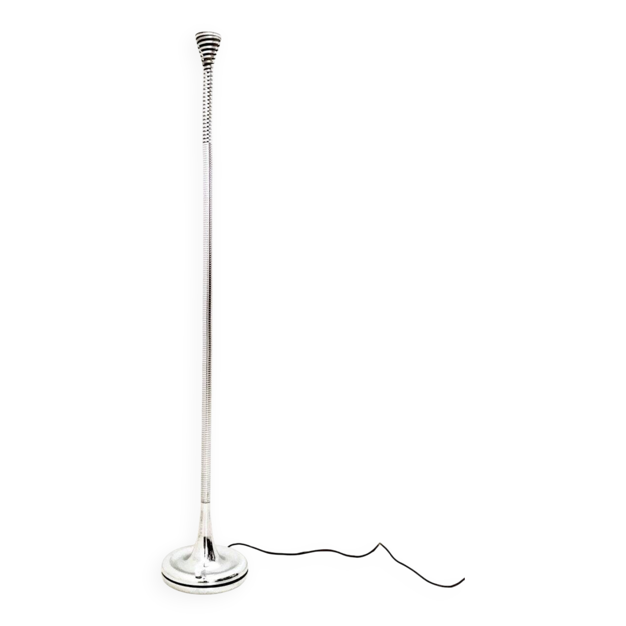 Steel Floor Lamp by Eleonore Peduzzi Riva for Candle, Italy