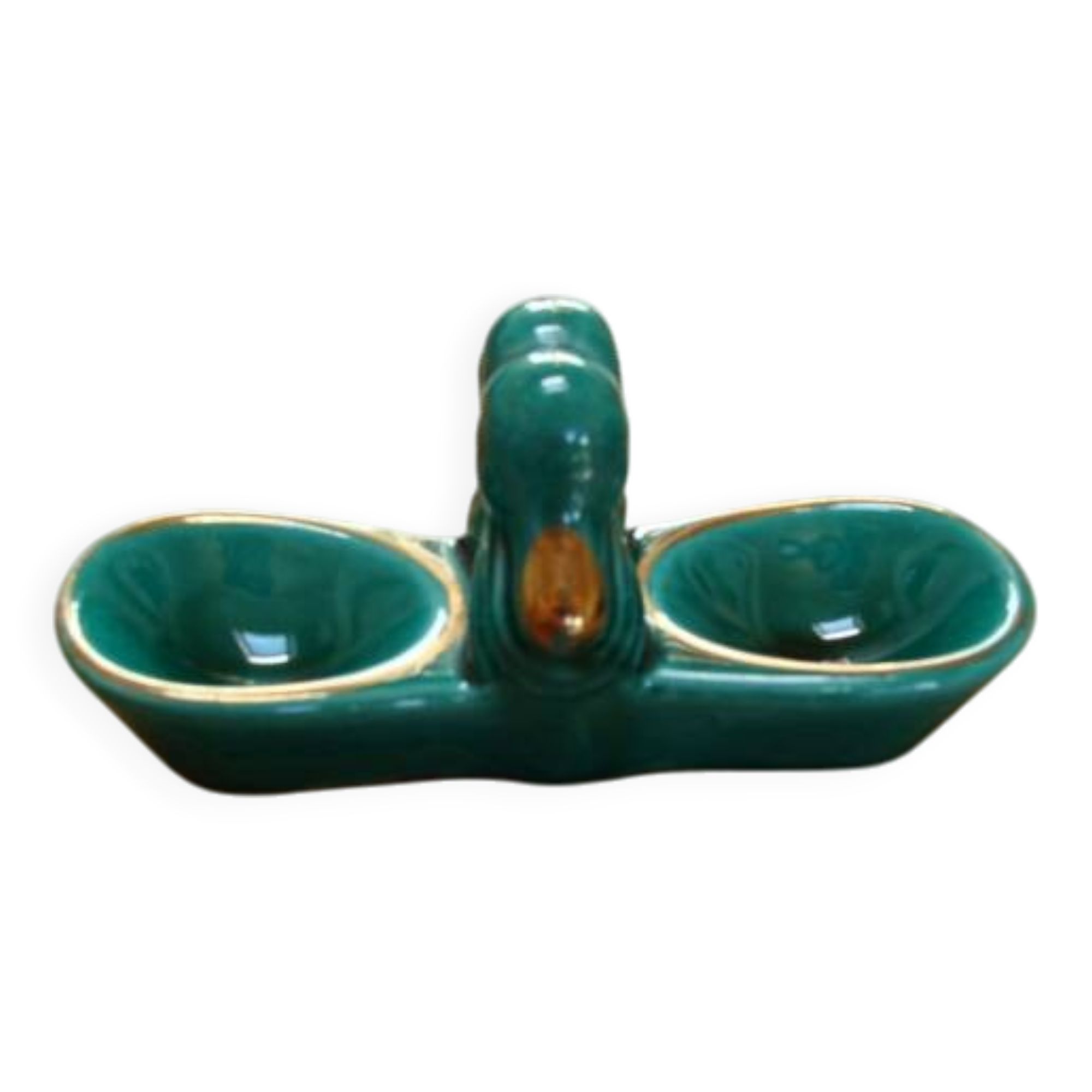 Art Deco salt and pepper set with ducks