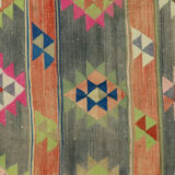 Anatolian handmade kilim rug 266 cm x 166 cm