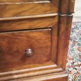 Louis Philippe wardrobe in walnut bramble