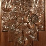 Art Deco mahogany wardrobe