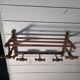 Napoleon III style bamboo wood coat rack