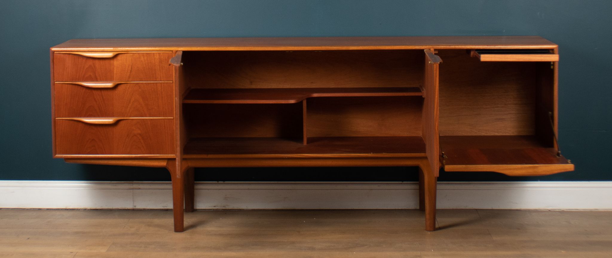 Retro Teak 1960s Long Mcintosh of Kirkcaldy Dunvegan Sideboard Tom Robertson