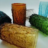 Geoffrey Baxter's 6-glass service by Whitefriars, England 1960