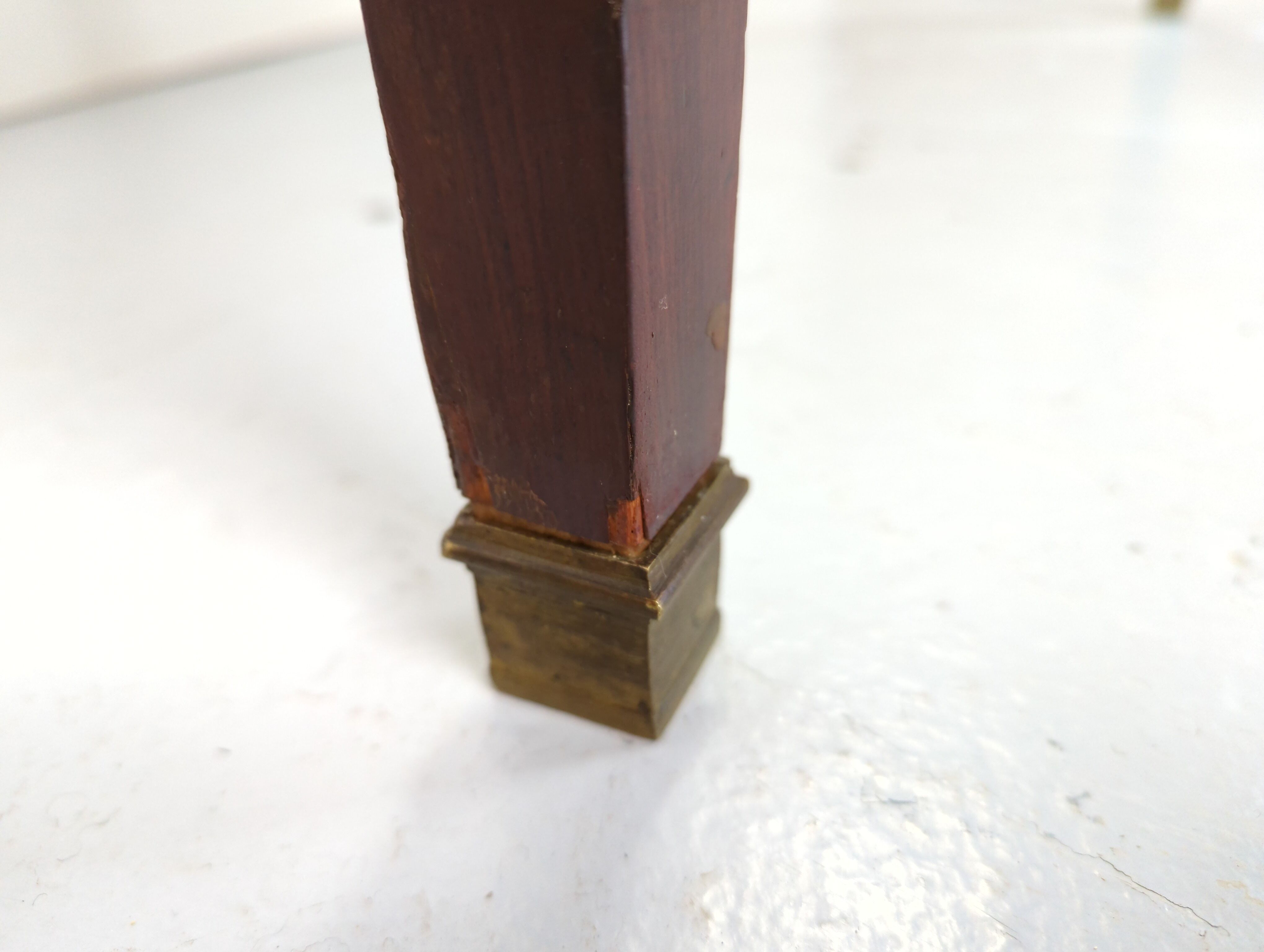 Game table wallet mahogany veneer era empire