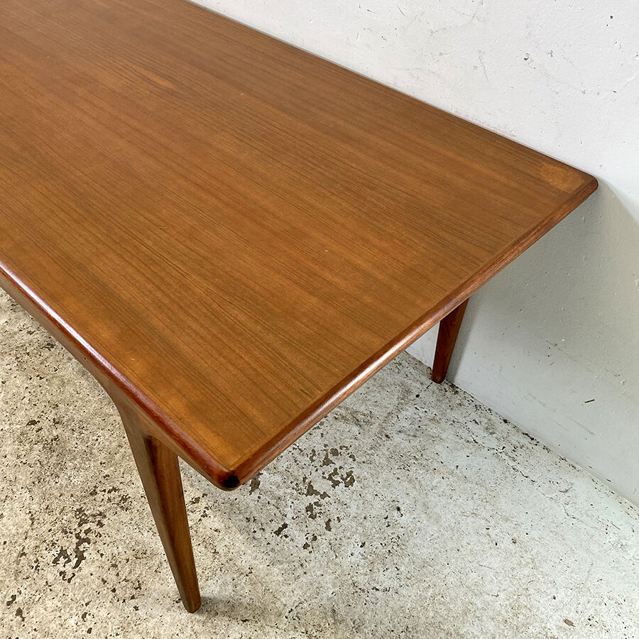 Scandinavian dining table extendable vintage 60's