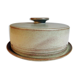 Sandstone cheese platter and bell