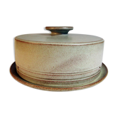Sandstone cheese platter and bell