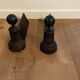 Pop-up Christmas 2022 - Pair of nineteenth cast and bronze chenets