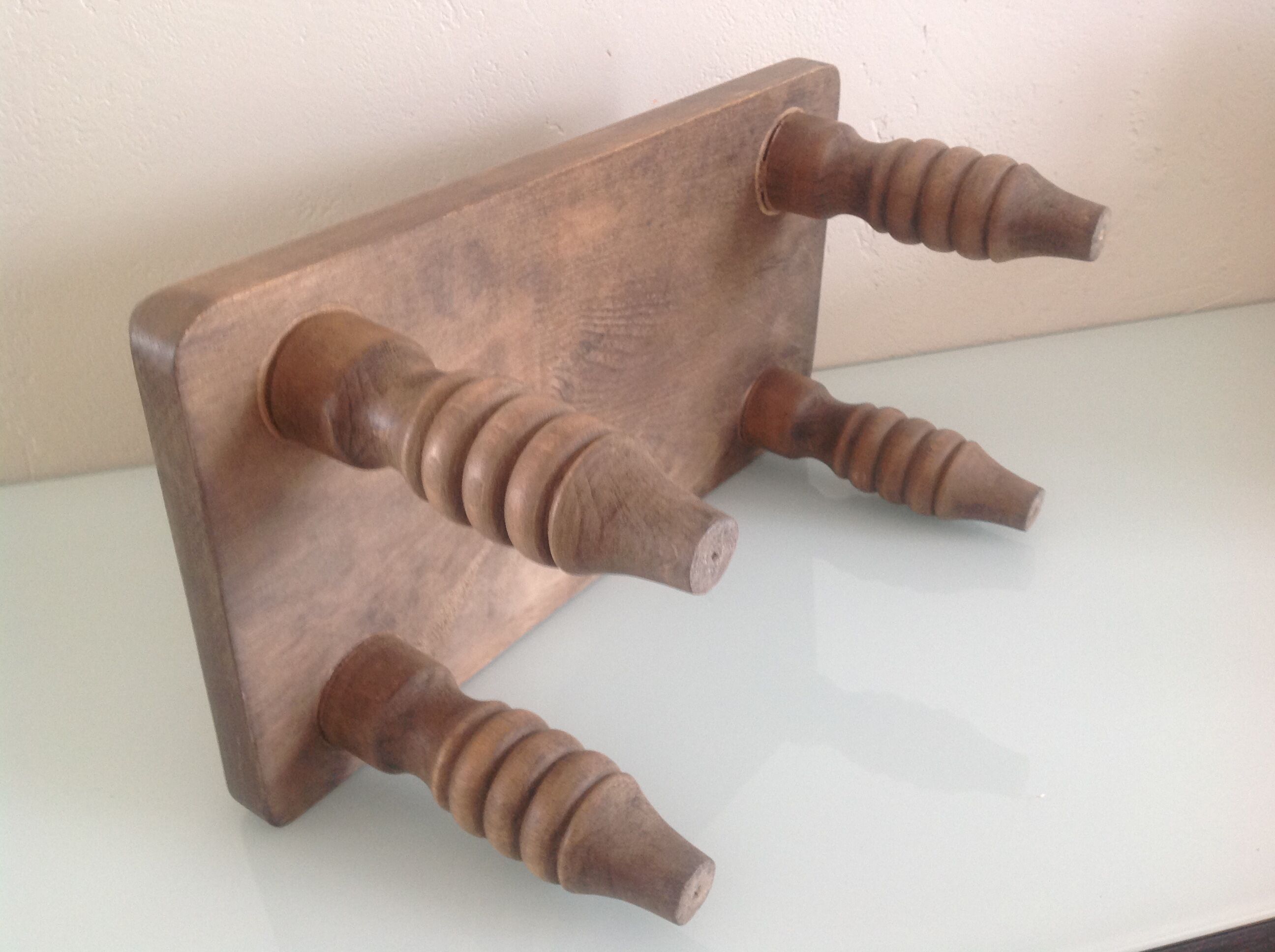 Old oak stool or footstool