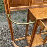 Art Deco oak cloakroom