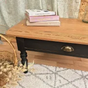 Table basse vintage rénovée
