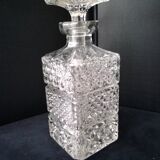 Crystal whiskey decanter Diamond tip decor