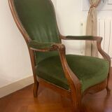 Voltaire armchair - LP period walnut
