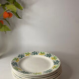 Six dessert plates
