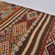 Vintage Anatolian Decorative Kilim