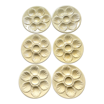 Proceram oyster plates from the 50s and 60s