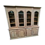 Library in natural solid cherry and ash