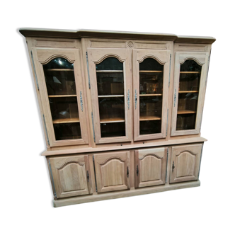 Library in natural solid cherry and ash