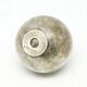 Mid-century modern sugar bowl, silver-plated brass, HEFRA, Poland, 1960s