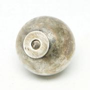 Mid-century modern sugar bowl, silver-plated brass, HEFRA, Poland, 1960s