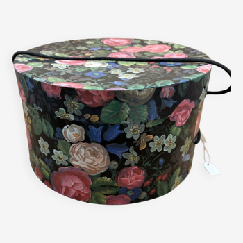 Flowered hat box