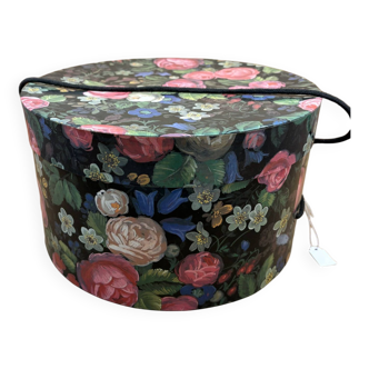 Flowered hat box