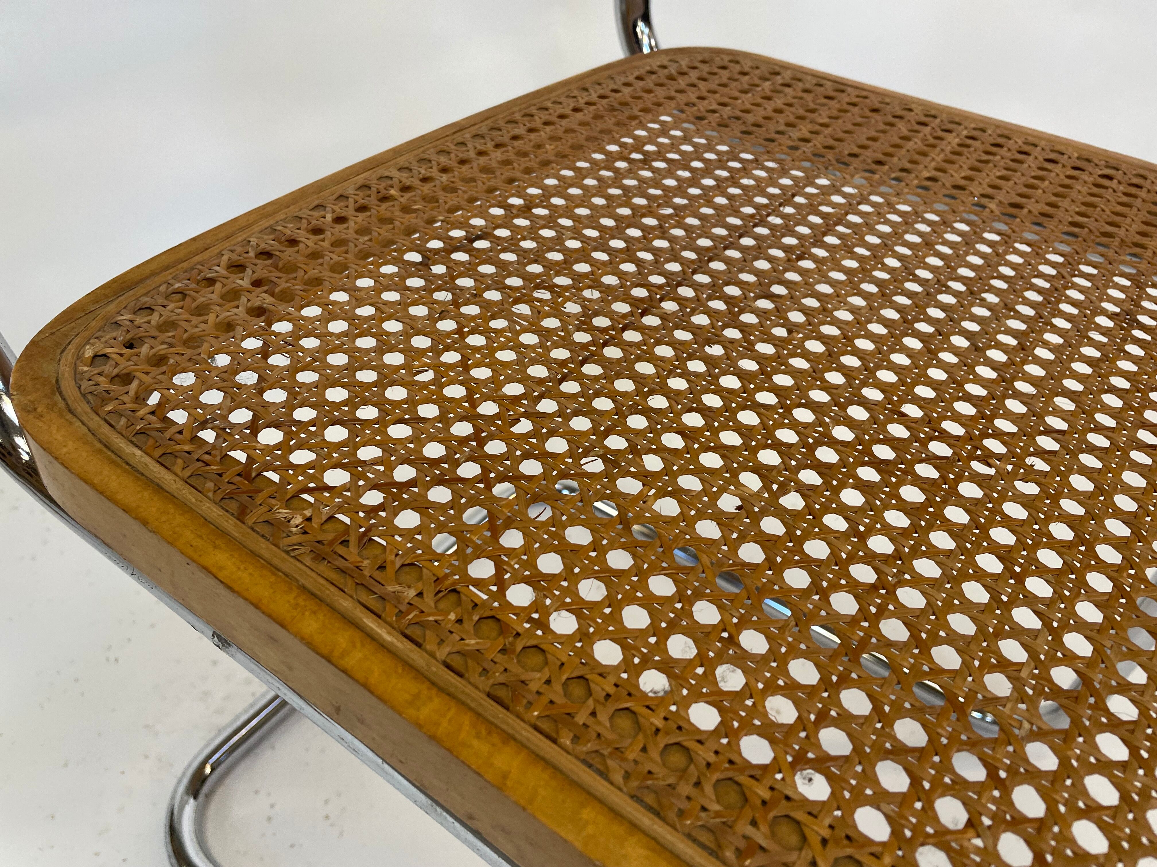 Cesca design chair b32 model in chrome