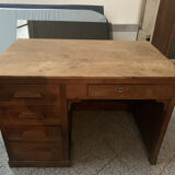 Vintage solid oak desk