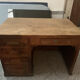 Vintage solid oak desk