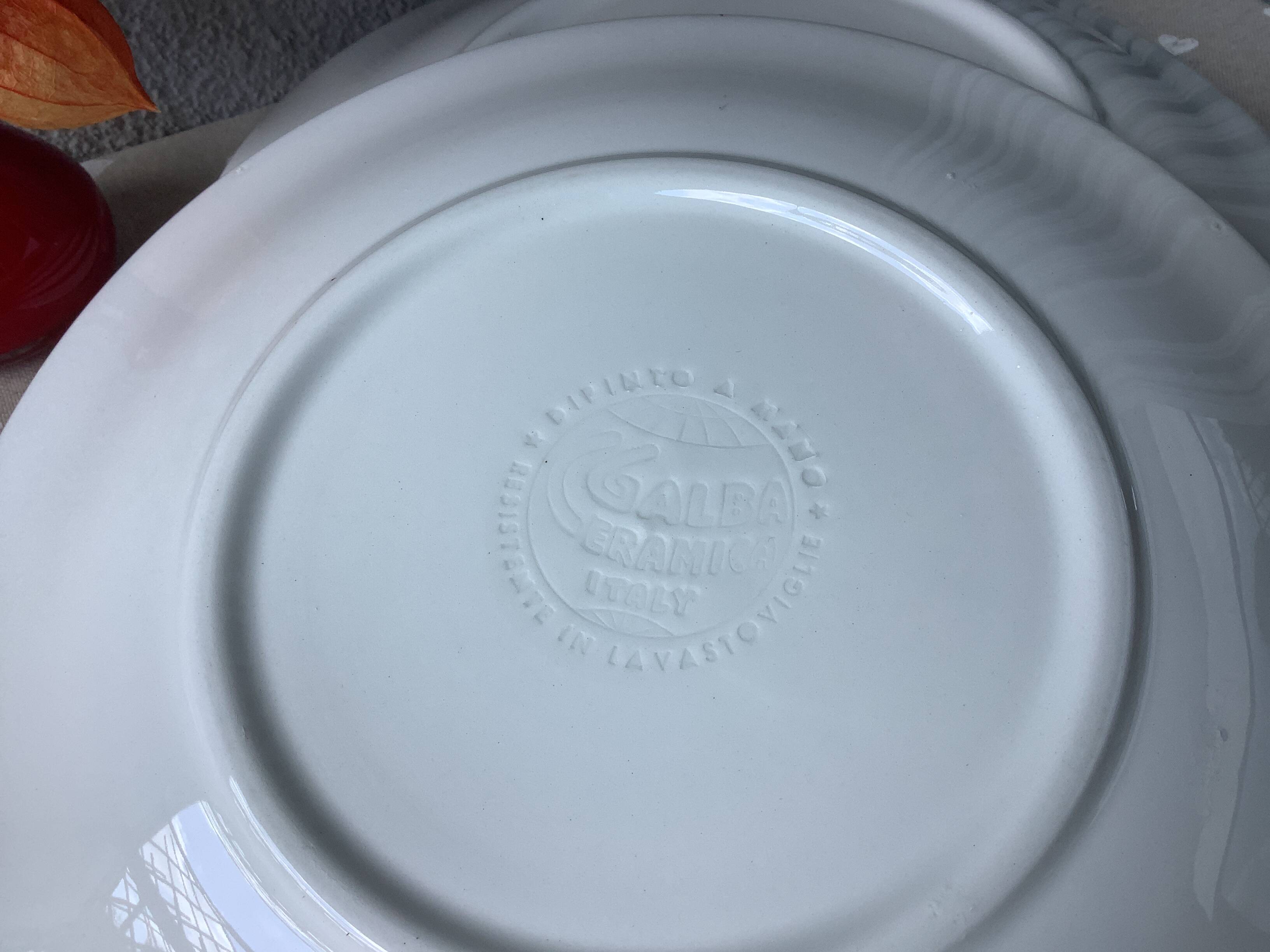 Plates Ceramica Galba Italy