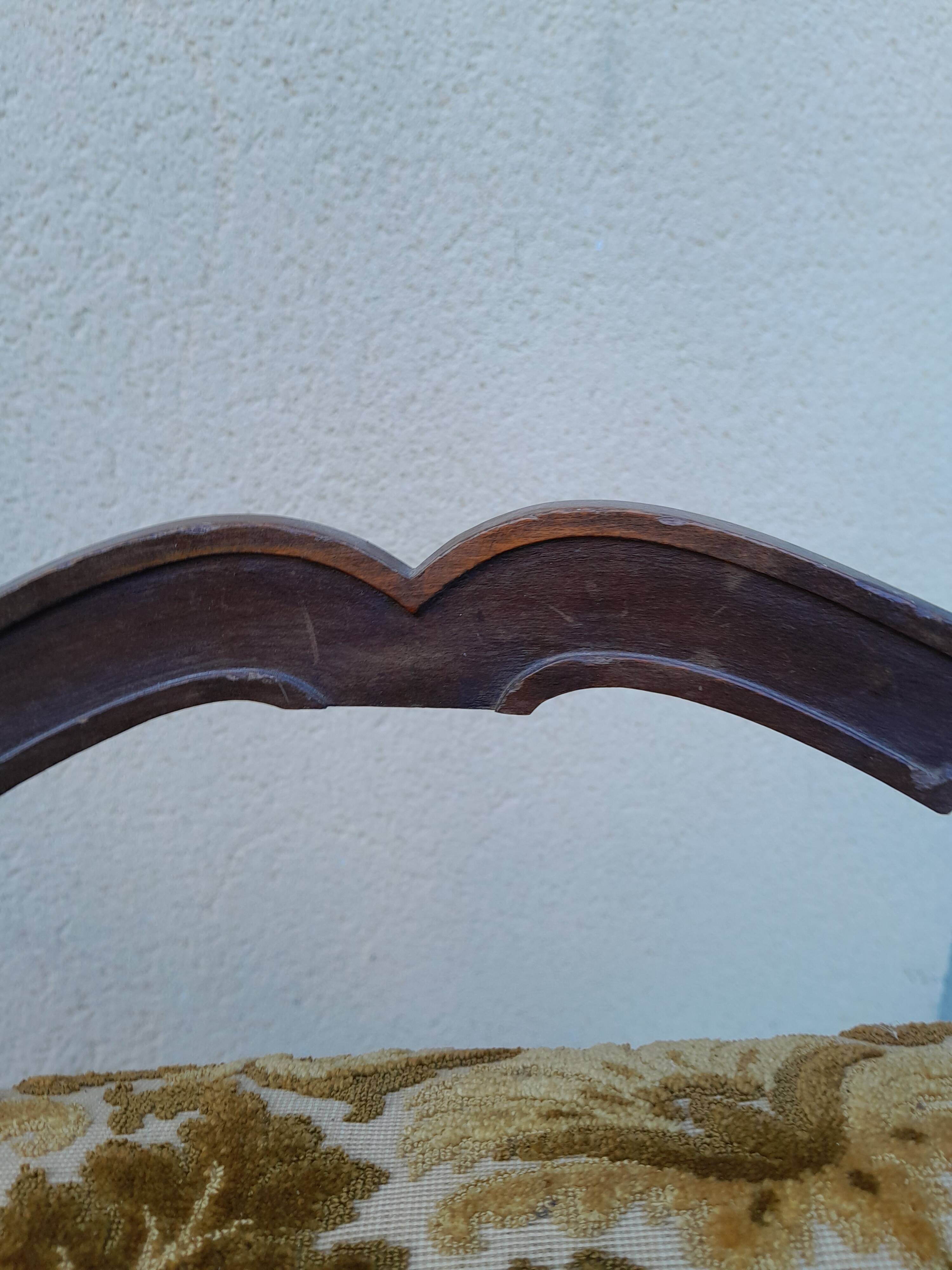 Pair of old Provençal armchairs