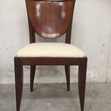 Set table and 6 chairs art deco