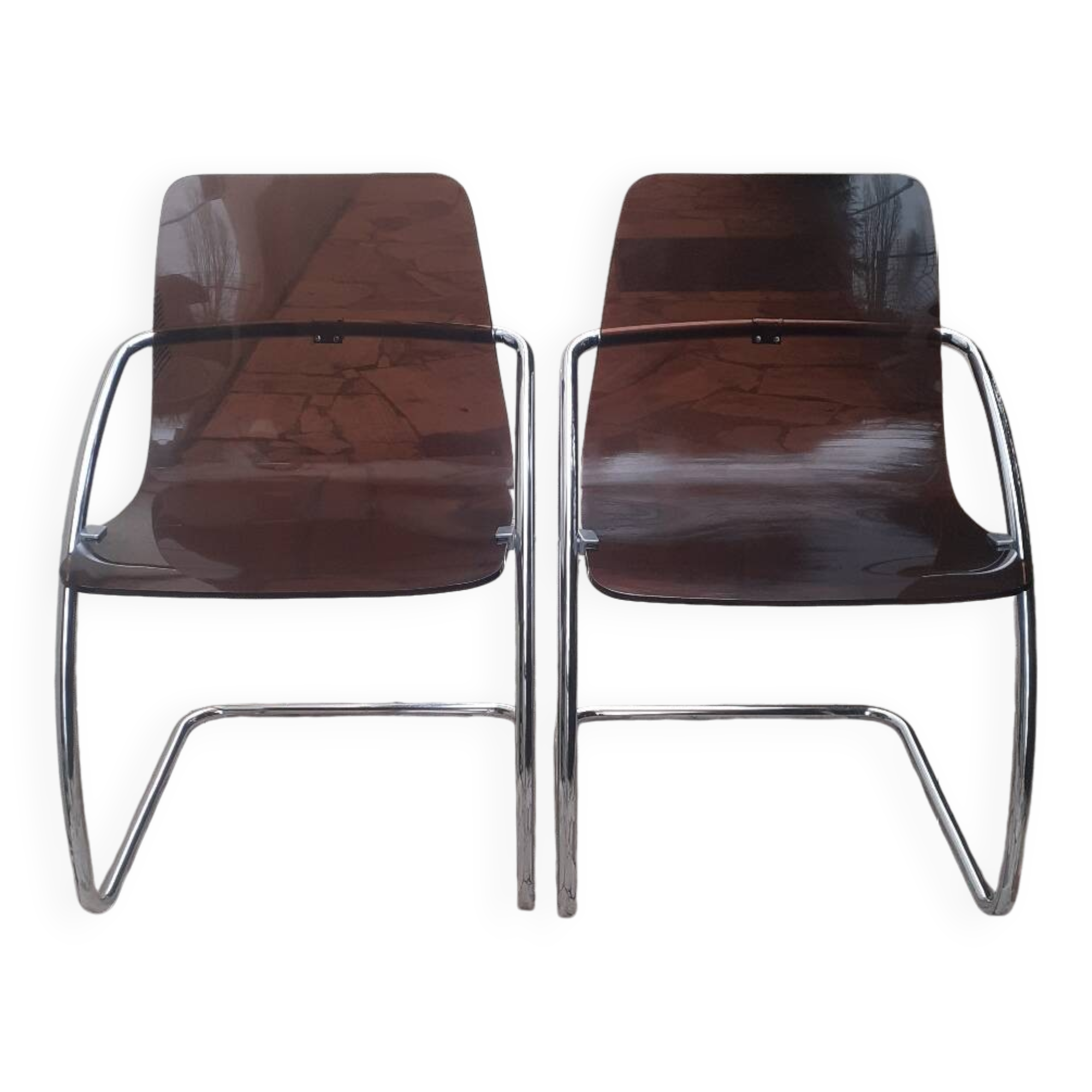 Set of 2 Yves Christin chairs