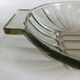 Art Deco pressed moulded glass bowl made in France