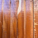 Large vintage wooden drum screen