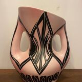 Pink Vallauris vase from the 1950s