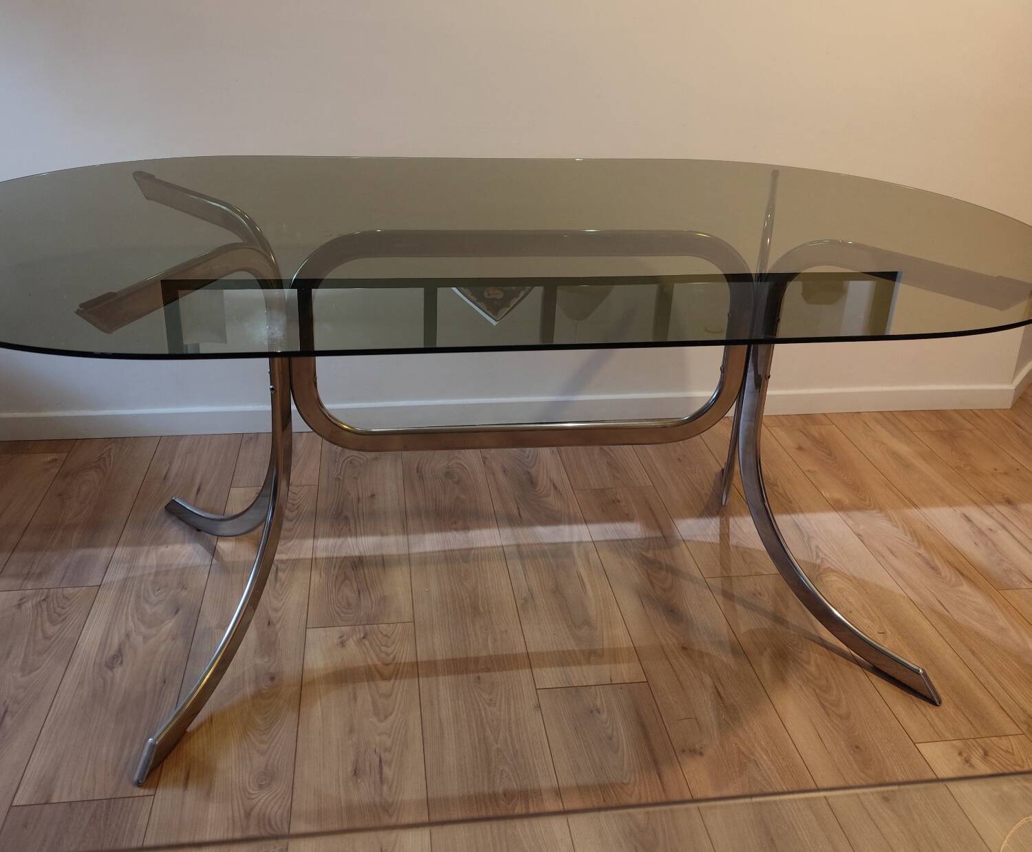 Vintage glass table