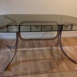 Table  en verre vintage