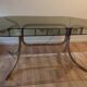 Vintage glass table