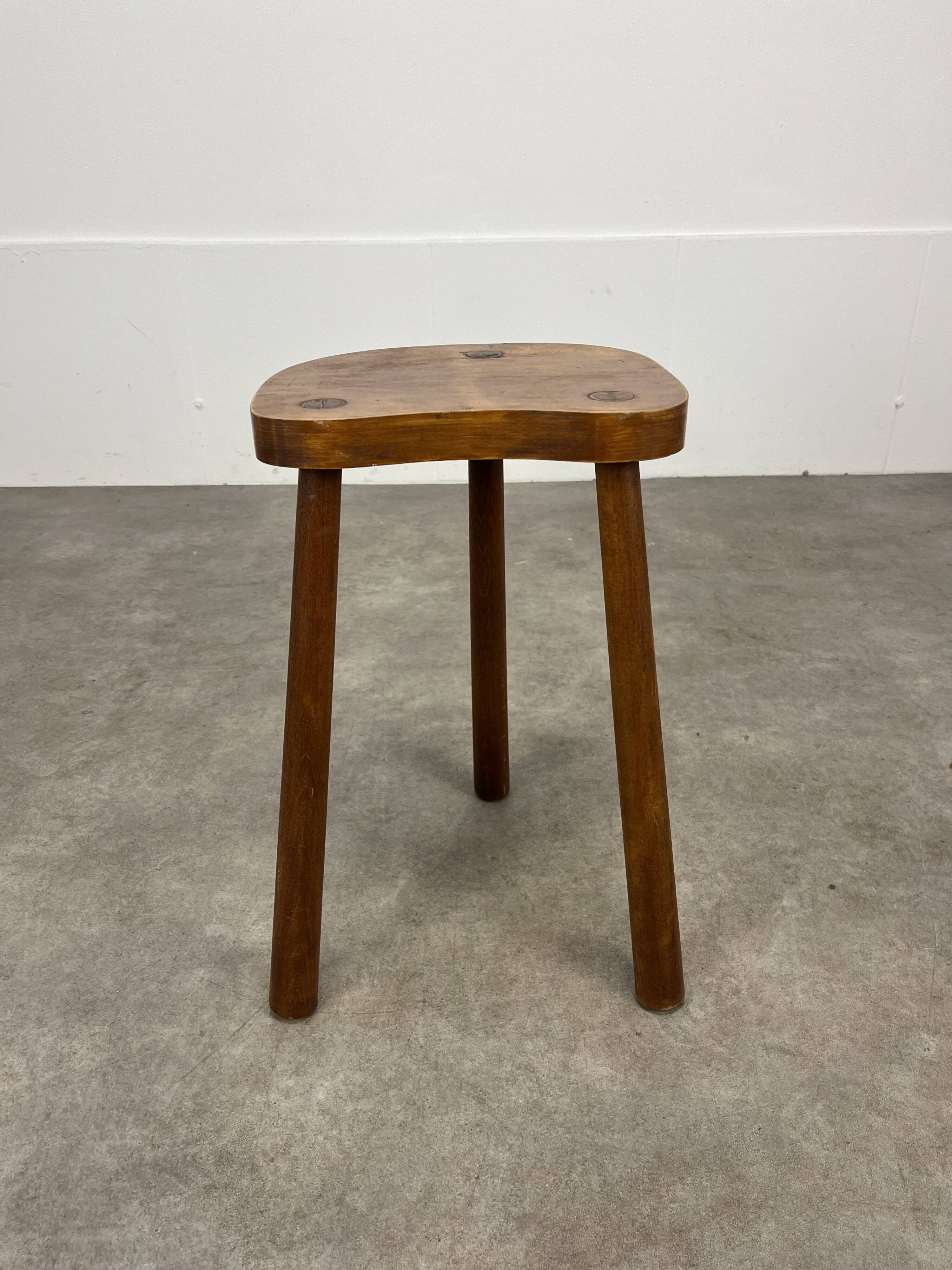 Brutalist Tripod Stool, Firm