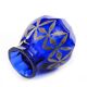 Art Deco vase, blue crystal, Poland, 1930s