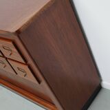 Vintage Mid-Century Dutch Hardwood Shop / Apothecary or Filing Cabinet