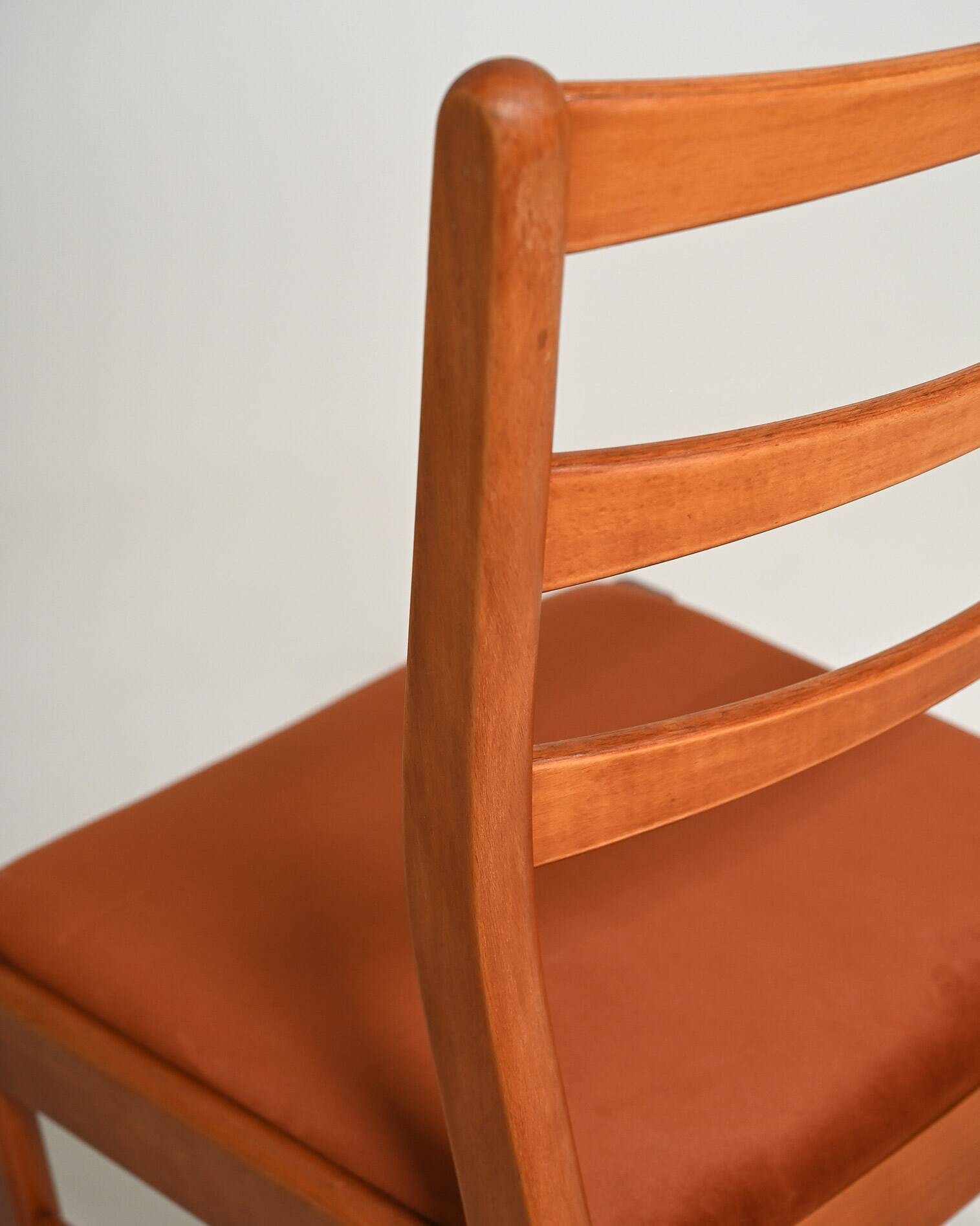 4 chaises de salle à manger scandinaves en teck