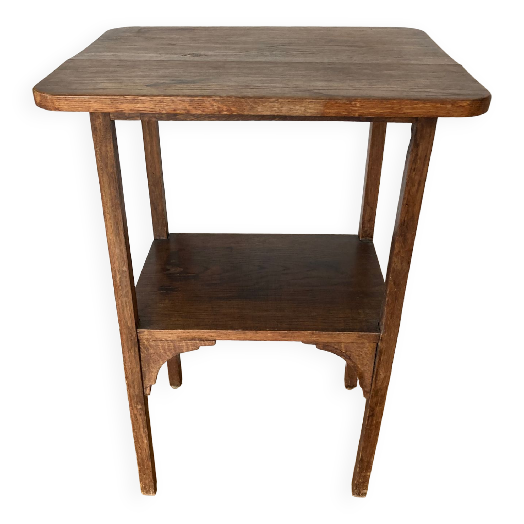 Side table harness console 30s vintage solid wood