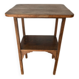 Side table harness console 30s vintage solid wood